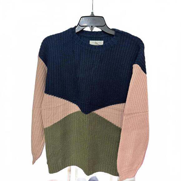 NWOT Treasure & Bond Nordstrom girls colorblock sweater- Size XL - Picture 3 of 4